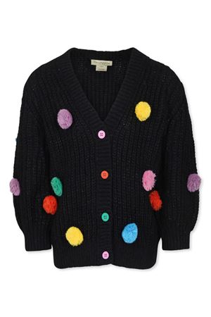 cardigan in poliestere nero STELLA McCARTNEY KIDS | TV9C40Z1529930